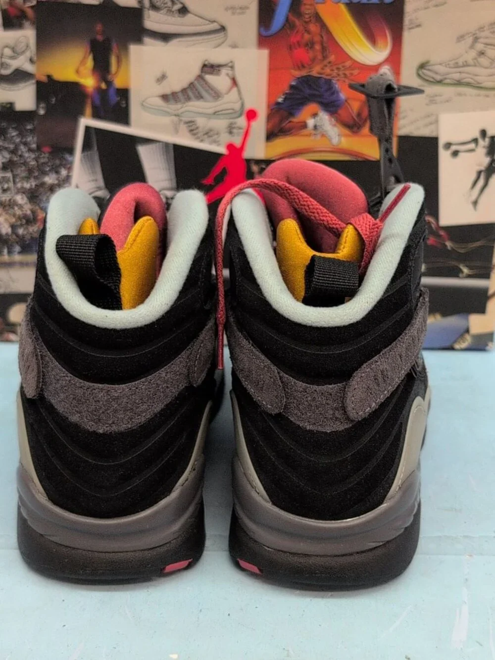 Air Jordan 8 Retro N7 Sneakers Men's Shoes US 8 Thunder Gray Black CQ9601-001